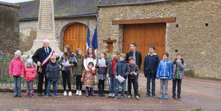 Vendredi 11 novembre, Cérémonie de commémoration