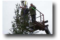 Samedi 16 décembre, Décoration du sapin de Noël de Carisey