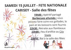 vide-greniers de Fête nationale à Carisey