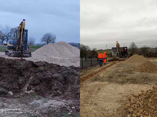 Travaux pour la création d'un City Park