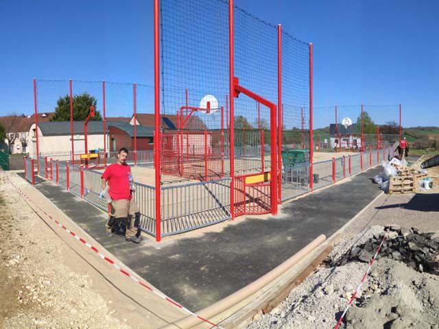 Travaux pour la création d'un City Park
